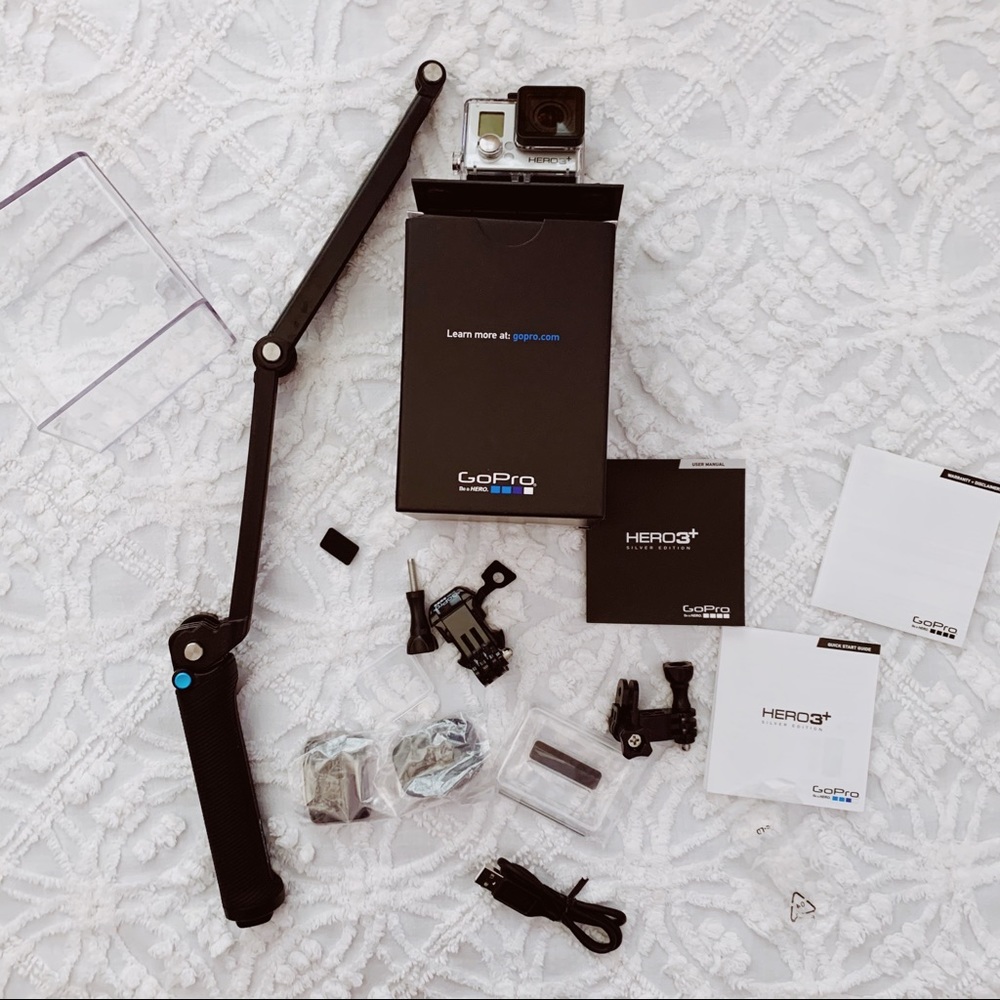 Go Pro Hero 3+ and accessories